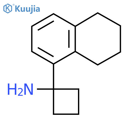 1-(5,6,7,8-tetrahydronaphthalen-1-yl)cyclobutan-1-amine structure