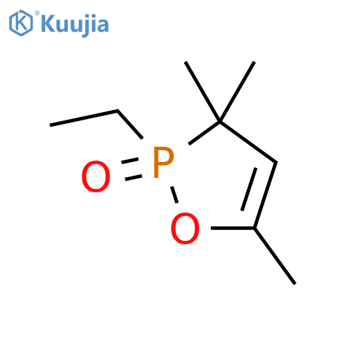 1,2-Oxaphosphole,2-ethyl-2,3-dihydro-3,3,5-trimethyl-, 2-oxide structure