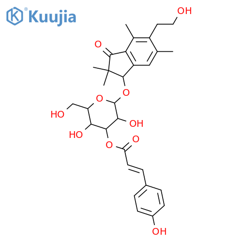 Pterosin D; (R)-form, 10-O-[4-Hydroxy-E-cinnamoyl-(→3)-β-D-glucopyranoside] structure
