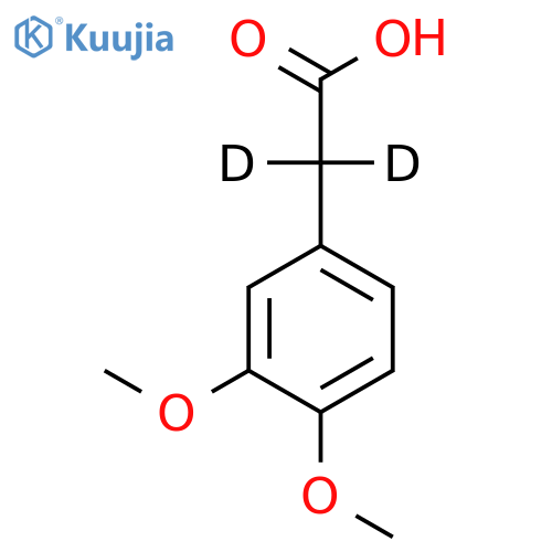 (3,4-Dimethoxyphenyl)acetic-α,α-d2 Acid structure