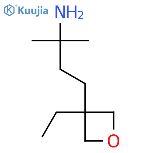 4-(3-Ethyloxetan-3-yl)-2-methylbutan-2-amine structure