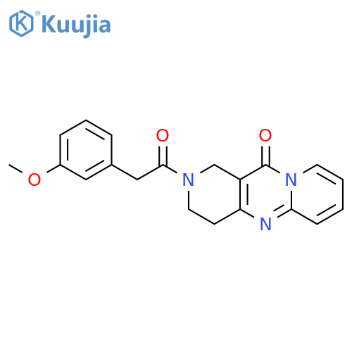 5-2-(3-methoxyphenyl)acetyl-1,5,9-triazatricyclo8.4.0.0^{3,8}tetradeca-3(8),9,11,13-tetraen-2-one structure