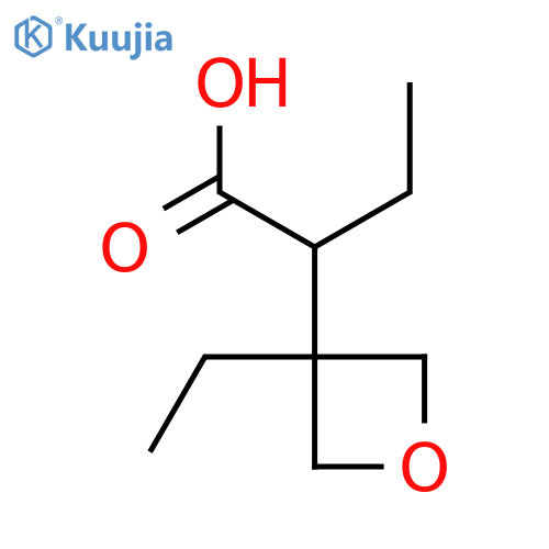 2-(3-ethyloxetan-3-yl)butanoic acid structure