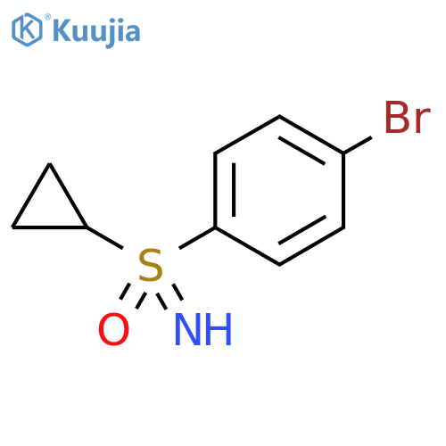 (4-bromophenyl)(cyclopropyl)imino-lambda6-sulfanylone structure