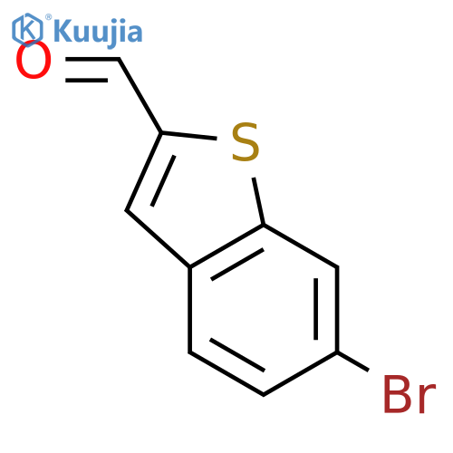 6-Bromobenzobthiophene-2-carbaldehyde structure