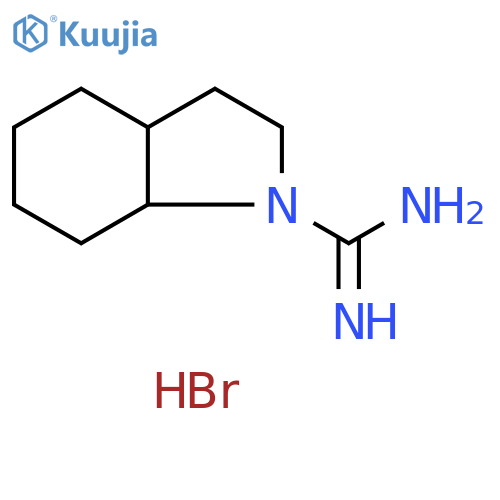 Octahydro-1H-indole-1-carboximidamide hydrobromide structure