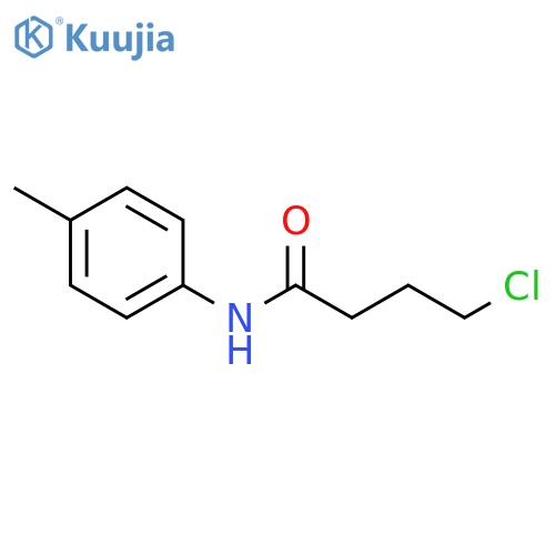 Butanamide, 4-chloro-N-(4-methylphenyl)- structure