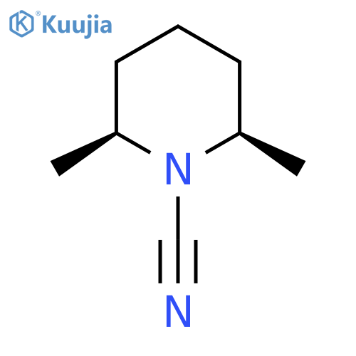 (2R,6S)-2,6-dimethylpiperidine-1-carbonitrile structure