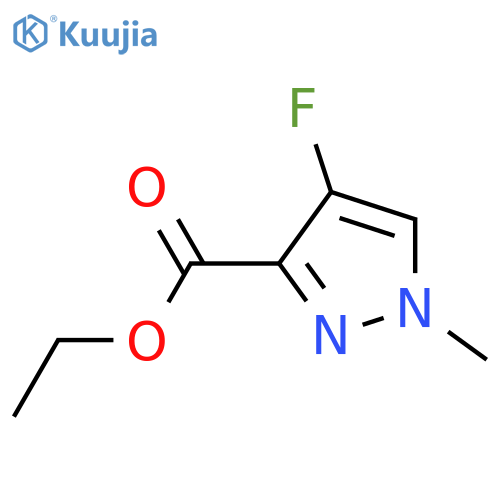 ethyl 4-fluoro-1-methyl-1H-pyrazole-3-carboxylate structure