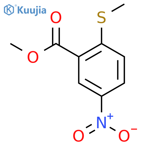 Methyl 2-(Methylsulfanyl)-5-nitrobenzoate structure
