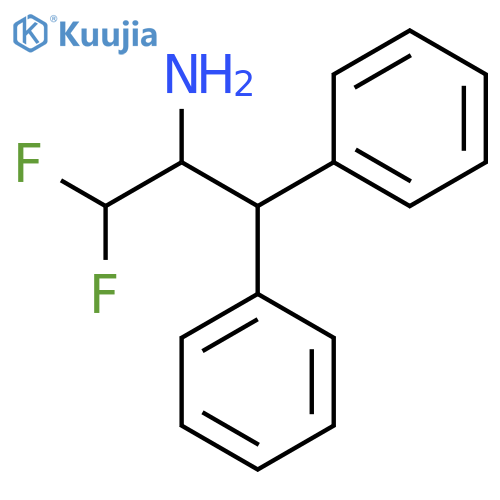 1,1-difluoro-3,3-diphenylpropan-2-amine structure