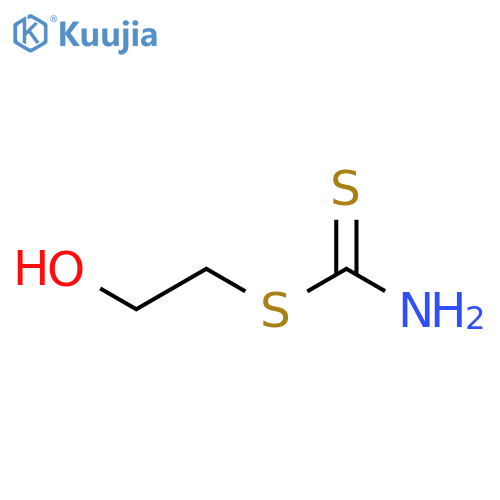 2-Hydroxyethyl carbamodithioate structure