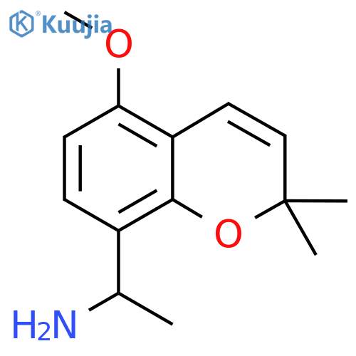 1-(5-Methoxy-2,2-dimethyl-2H-chromen-8-YL)ethanamine structure