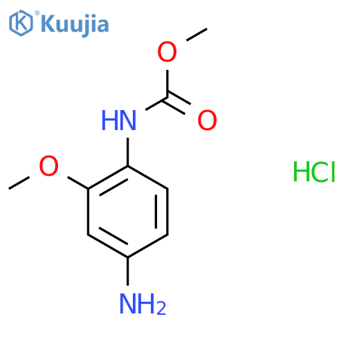 Methyl (4-amino-2-methoxyphenyl)carbamate hydrochloride structure