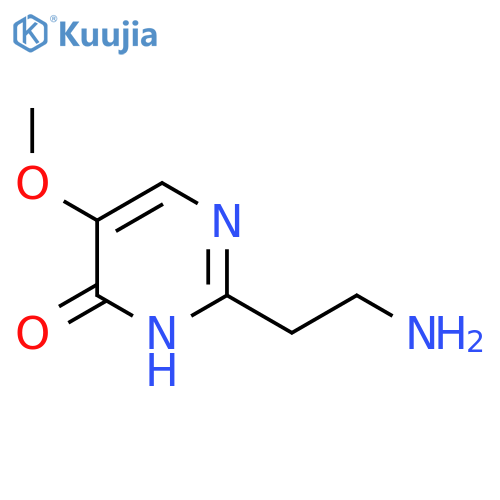 2-(2-Aminoethyl)-5-methoxy-3,4-dihydropyrimidin-4-one structure