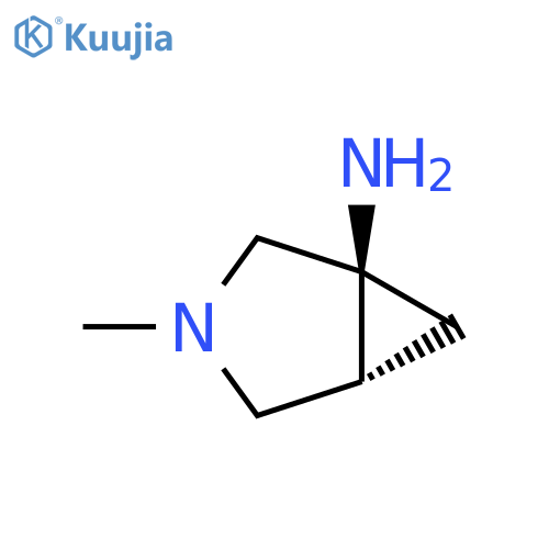 (1S,5R)-3-methyl-3-azabicyclo[3.1.0]hexan-1-amine structure