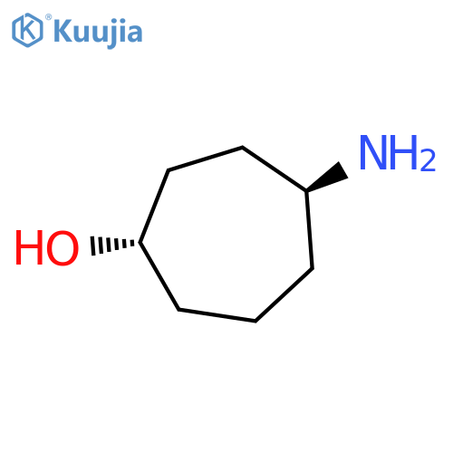 (1S,4S)-4-Amino-cycloheptanol structure