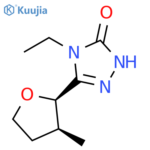 rac-4-ethyl-3-(2R,3S)-3-methyloxolan-2-yl-4,5-dihydro-1H-1,2,4-triazol-5-one, cis structure
