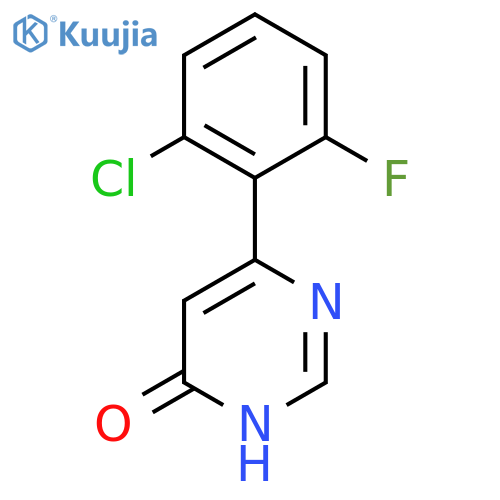 6-(2-Chloro-6-fluorophenyl)pyrimidin-4-ol structure