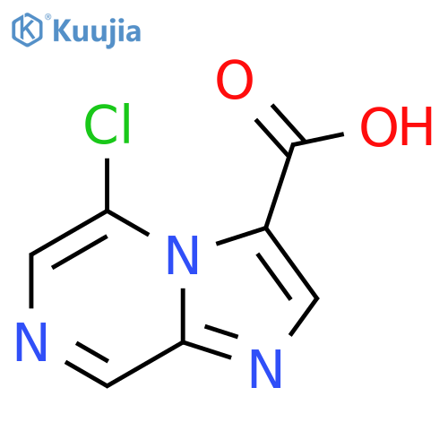 5-Chloroimidazo[1,2-a]pyrazine-3-carboxylic acid structure