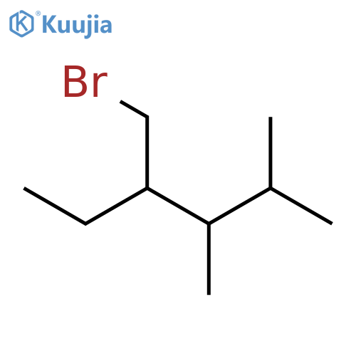 Hexane, 4-(bromomethyl)-2,3-dimethyl- structure