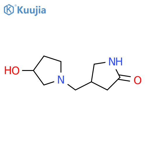 4-((3-hydroxypyrrolidin-1-yl)methyl)pyrrolidin-2-one structure