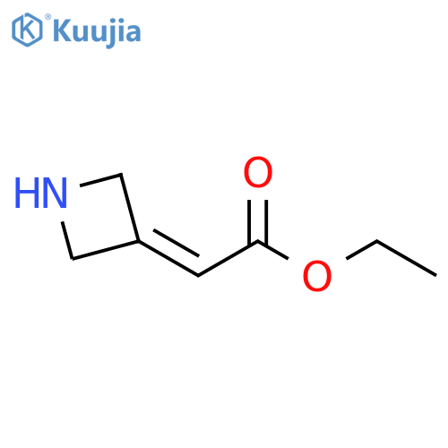 ethyl 2-(azetidin-3-ylidene)acetate structure