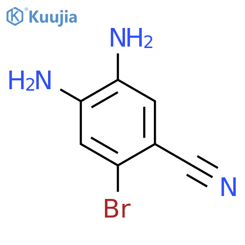 4,5-Diamino-2-bromobenzonitrile structure