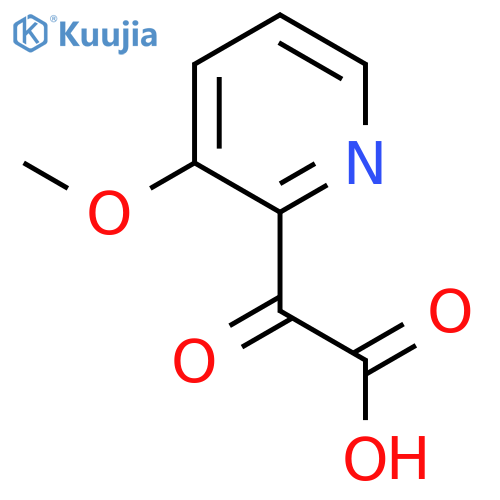 2-(3-methoxypyridin-2-yl)-2-oxoacetic acid structure
