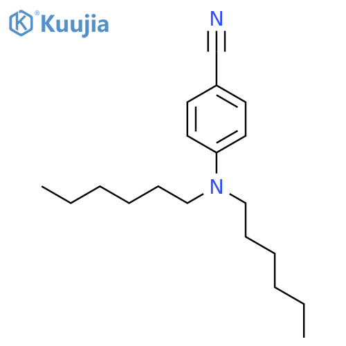 Benzonitrile, 4-(dihexylamino)- structure