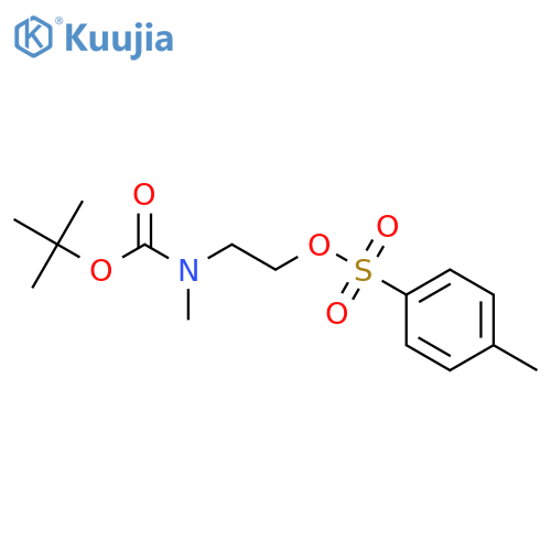2-(tert-Butoxycarbonyl(methyl)amino)-ethyl 4-methylbenzenesulfonate structure