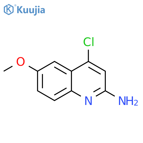 4-chloro-6-methoxyquinolin-2-amine structure