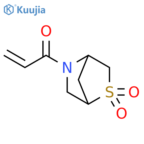 1-(2,2-Dioxido-2-thia-5-azabicyclo[2.2.1]hept-5-yl)-2-propen-1-one structure