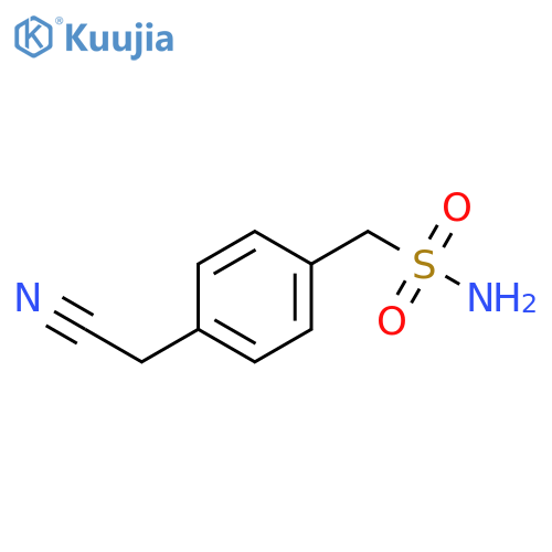 4-(cyanomethyl)phenylmethanesulfonamide structure