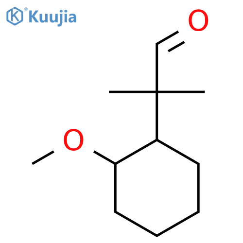 2-(2-methoxycyclohexyl)-2-methylpropanal structure