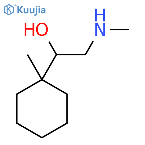 2-(methylamino)-1-(1-methylcyclohexyl)ethan-1-ol structure