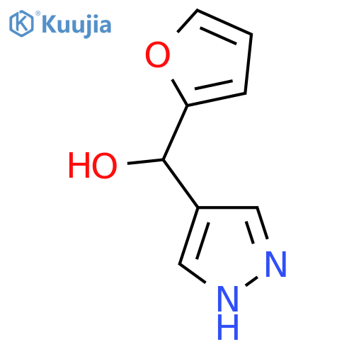 (Furan-2-yl)(1H-pyrazol-4-yl)methanol structure