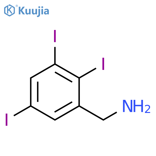 (2,3,5-triiodophenyl)methanamine structure