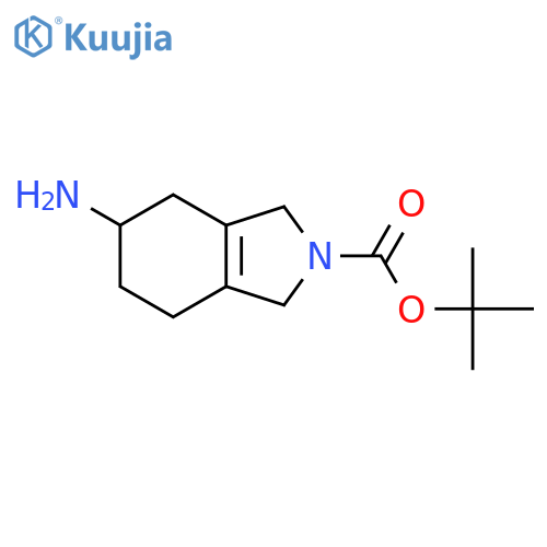 tert-butyl 5-amino-2,3,4,5,6,7-hexahydro-1H-isoindole-2-carboxylate structure