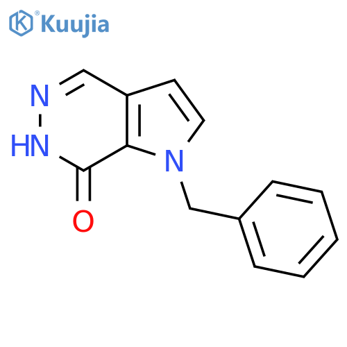 1-Benzyl-1H-pyrrolo[2,3-d]pyridazin-7(6H)-one structure