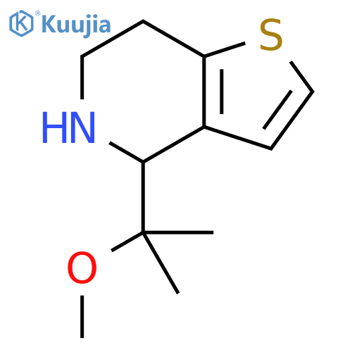 4-(2-methoxypropan-2-yl)-4H,5H,6H,7H-thieno3,2-cpyridine structure
