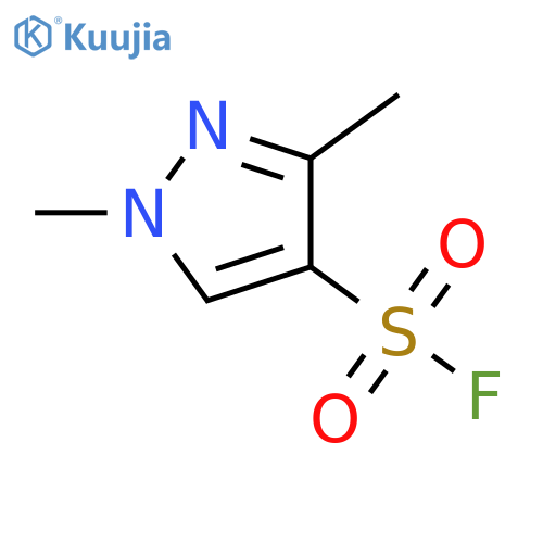 1,3-dimethyl-1H-pyrazole-4-sulfonyl fluoride structure