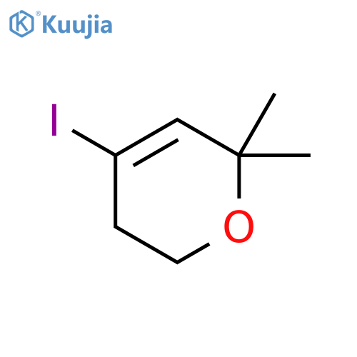 4-Iodo-6,6-dimethyl-3,6-dihydro-2H-pyran structure