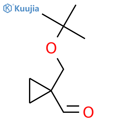 1-(tert-butoxy)methylcyclopropane-1-carbaldehyde structure