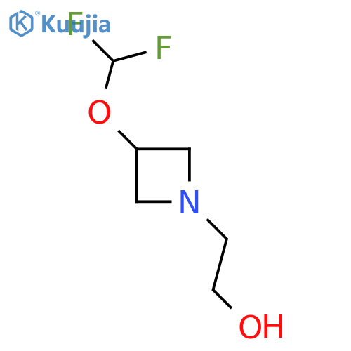 2-[3-(Difluoromethoxy)azetidin-1-yl]ethanol structure