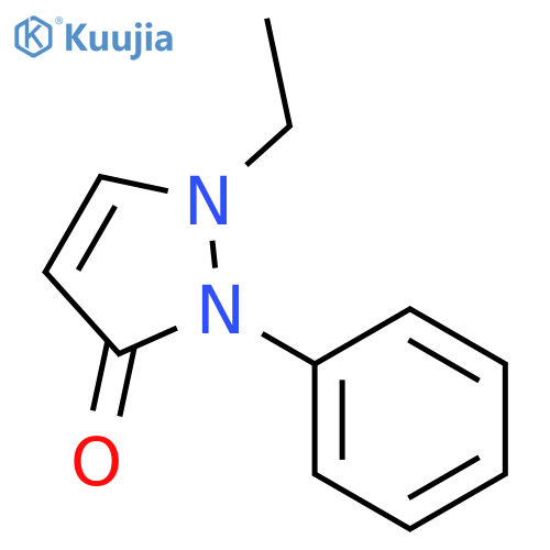 3H-Pyrazol-3-one, 1-ethyl-1,2-dihydro-2-phenyl- structure