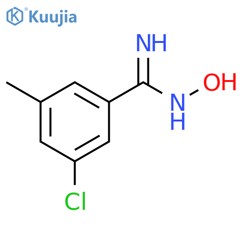 3-Chloro-N'-hydroxy-5-methylbenzenecarboximidamide structure