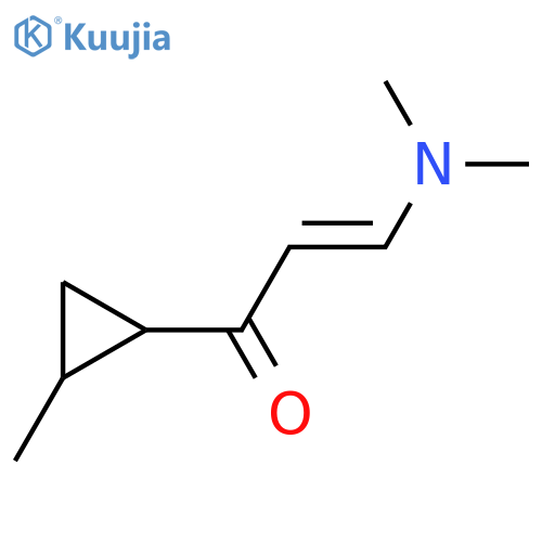 3-(Dimethylamino)-1-(2-methylcyclopropyl)prop-2-en-1-one structure