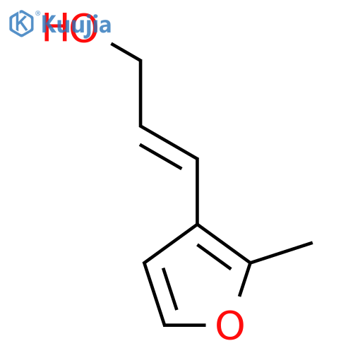 3-(2-methylfuran-3-yl)prop-2-en-1-ol structure
