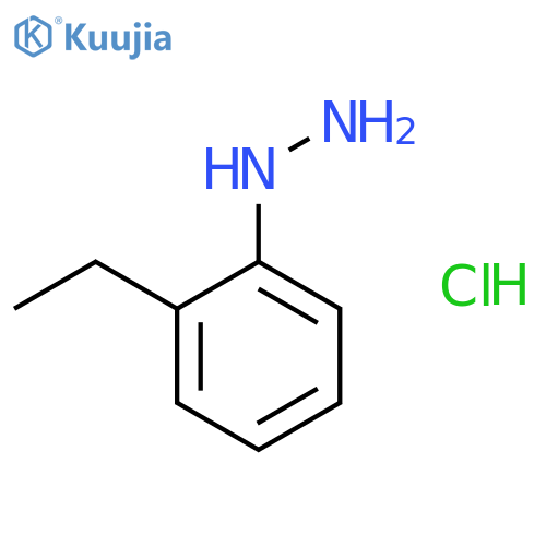 (2-ethylphenyl)hydrazine;hydrochloride structure